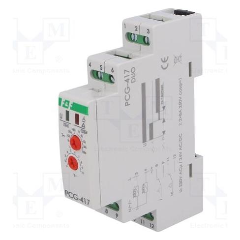 F&R Zeitrelais 24/230V 2x8A - PCG-417 (PCG-417)