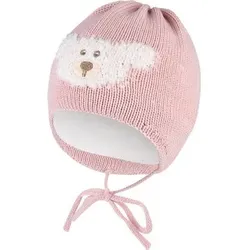 STERNTALER Strickmütze Bär, Größe 43 in Pink Pink