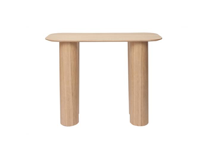Console design en bois clair L100 cm FOLEEN