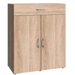 WIMEX Kommode Multiraumkonzept Holzoptik Braun Eiche Sägerau