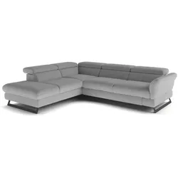 COTTA Ecksofa Haiti Stoff Anthracite