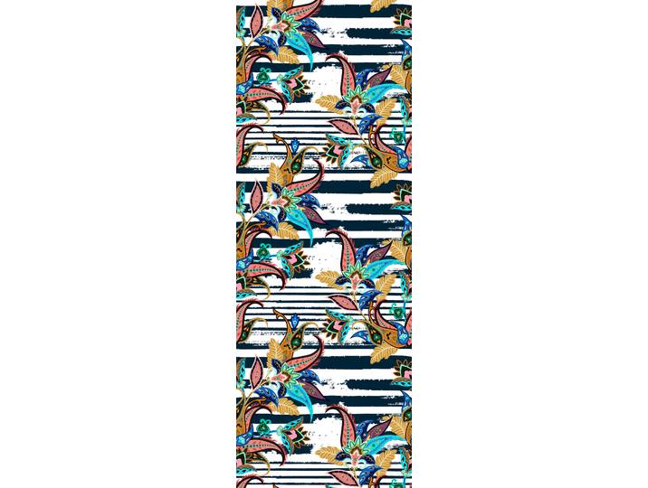 Vinyltapete QUEENCE Junah , bunt, B:0,9m L:2,5m, Vinyl, Tapeten, Vinyltapete, 90x250cm, selbstklebend, kinderleichte Anbringung,, Sticker