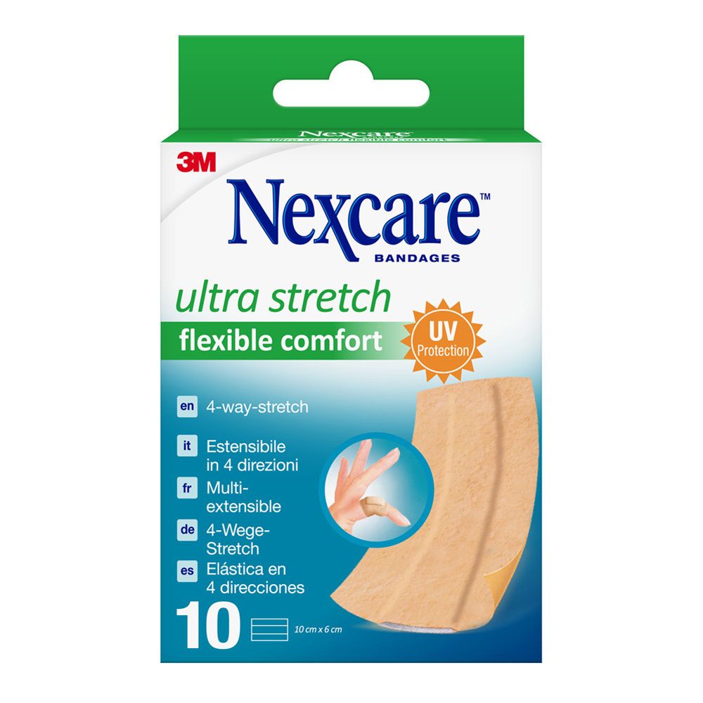 Nexcare ultra stretch comfort flexible Pfl.6x10 cm 10 St Pflaster