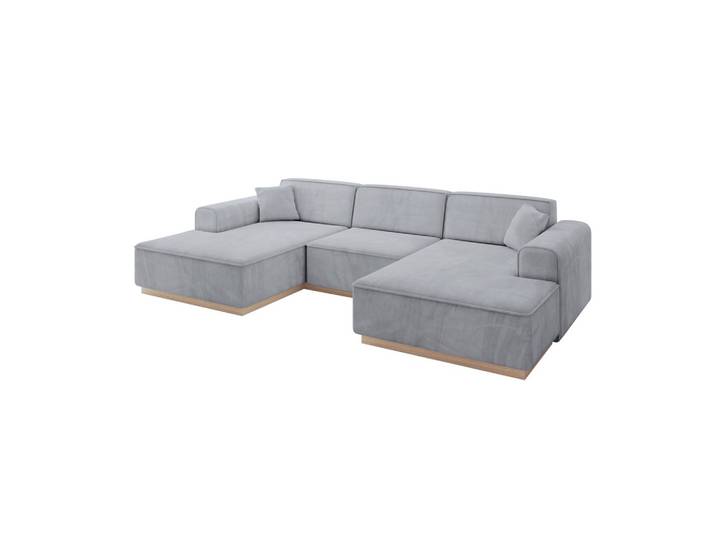 WOHNLANDSCHAFT IREA-U1 - 301x165x80 cm Grau