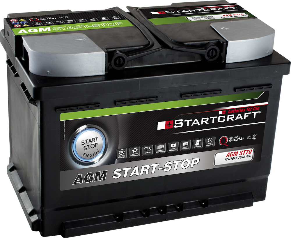 DOERFELT Starterbatterie 12V/70Ah Kaltstart A (EN-Norm): 760 16990545
