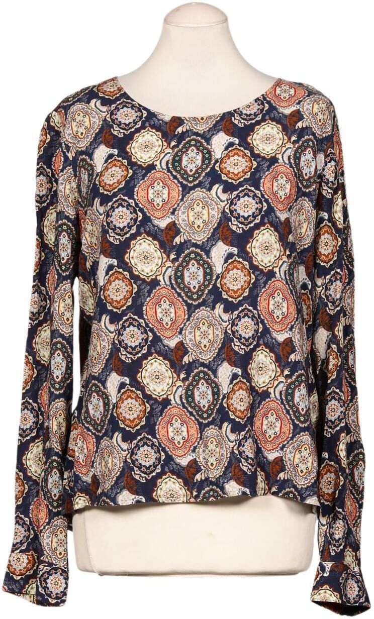 Peter Hahn Damen Bluse, Mehrfarbig, Gr. M, Viskose - Second Hand