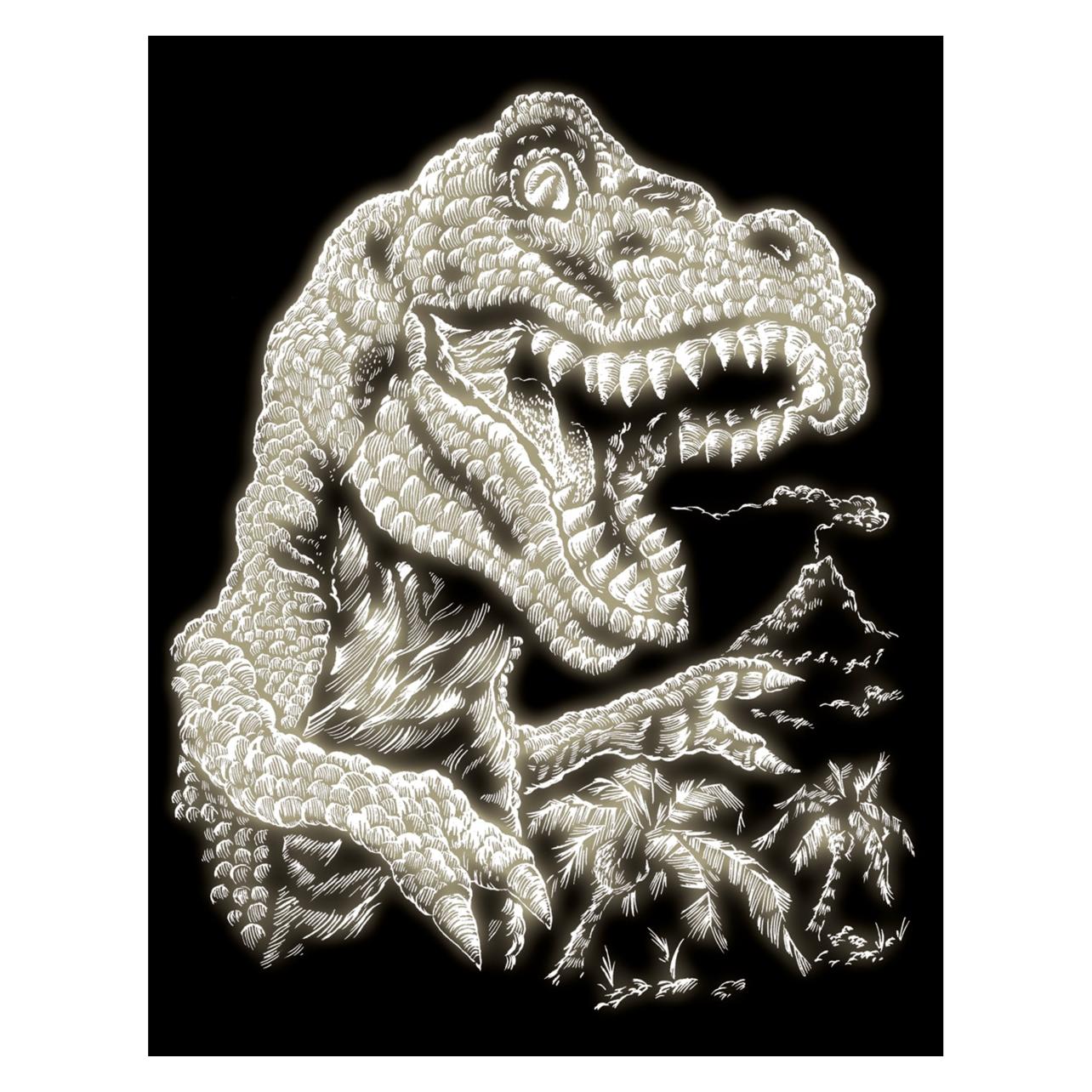 Magni Kratzbild Tyrannosaurus Rex Glow in the Dark (4674-20151)