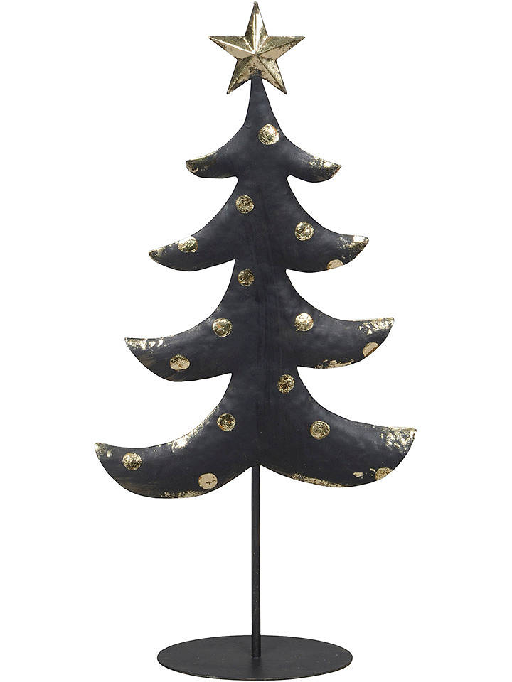 POSIWIO Dekofigur "Baum" in Schwarz - (B)25 x (H)50 cm - onesize
