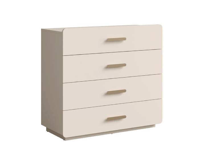 Commode 4 tiroirs Lorenz Sable - Basika