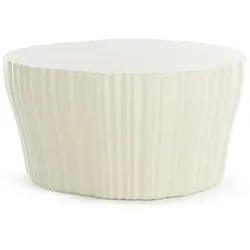 Corteza Couchtisch Freiform 36 Elfenbein ca Ø70