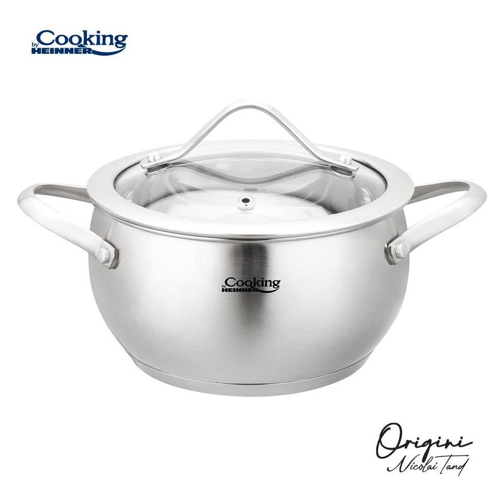 Cooking by Heinner HR-RW-T018C (Kochtopf, Edelstahl, 16 x 9 cm) (HR-RW-T018C)
