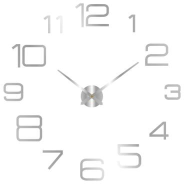 Inspire Select Modern 3D DIY Wall Clock Large Acrylic Mirror Sticker Quartz Clock For Living Room Home Decor 011s 3d 51 In
