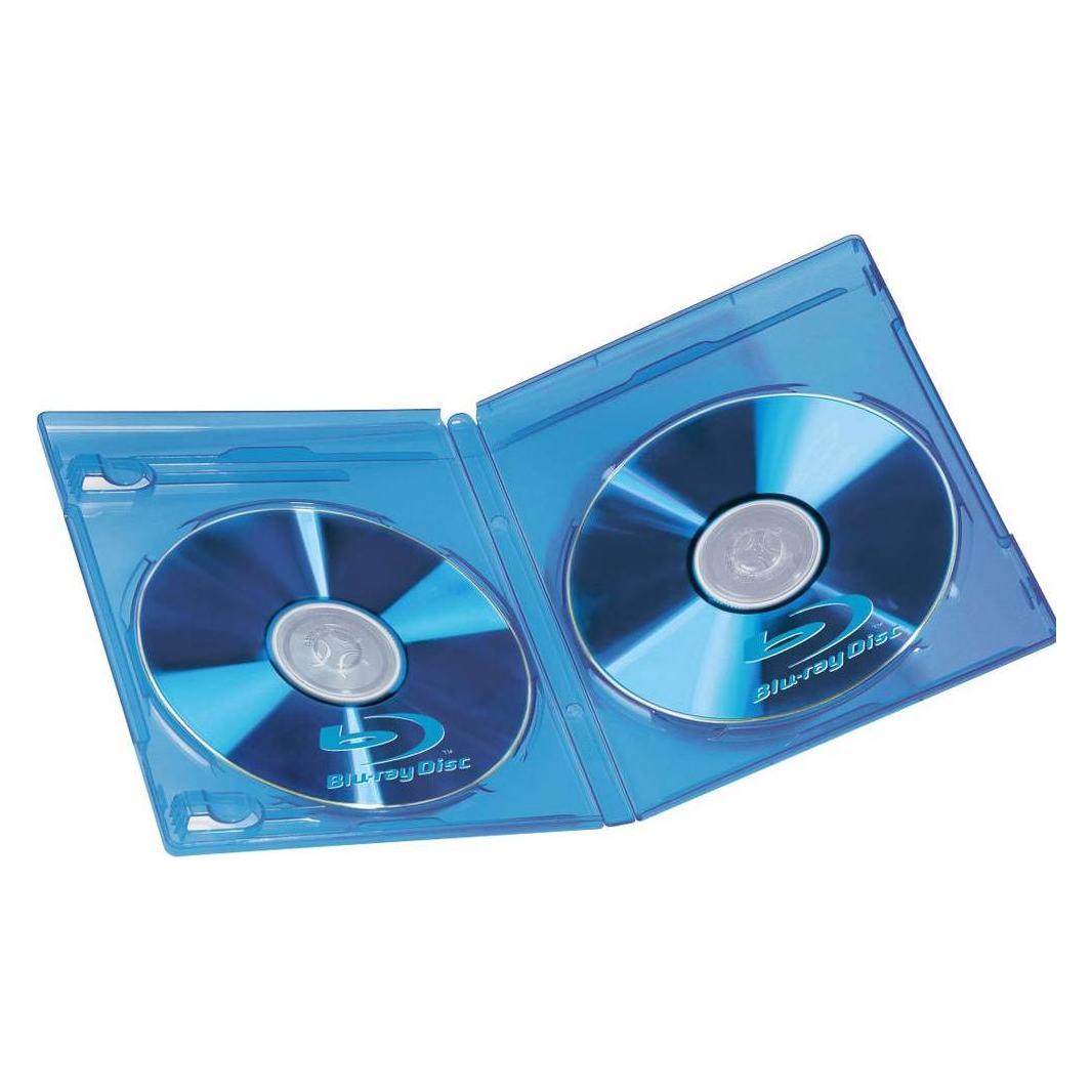 Hama Blu-ray-Doppel-Leerhülle Standard 3er-Pack (51468)