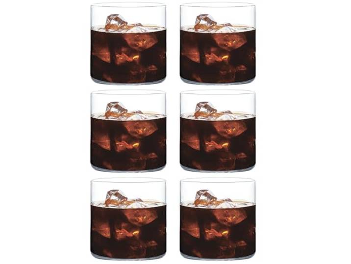東洋佐々木ガラス Toyo Sasaki Glass Rock Glass B-09127CS USURAI On The Rock Glas, 354.9 ml (355 ml), 6er Set, Made in Japan, spülmaschinenfest, bruchfest, Shochuglas, Whiskeyglas, Glastasse, dünn,