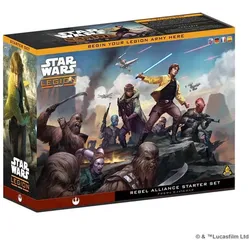 Atomic Mass Games Sw Legion Rebel Alliance Starter Set (Base) (Fr-De-En-Es) (Kunststoff)
