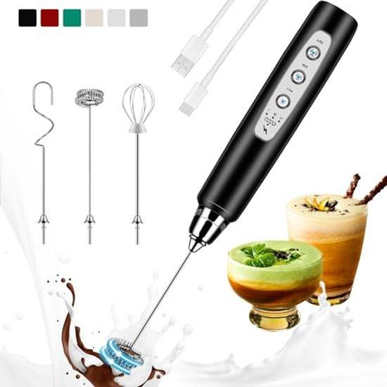 Famanu Elektrische melkschuimer en handmixer voor koffie
