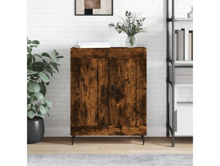 vidaXL Sideboard chêne fumé 69\,5x34x90 cm bois composite