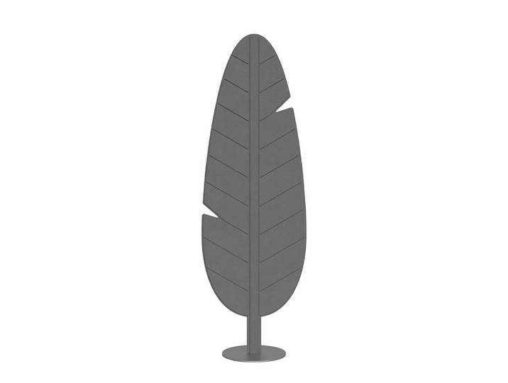 ROTALIANA lampadaire EDEN F1 (Gris fumGrigio ghiaccio - Tissu insonorisant et acier peint anthracite)
