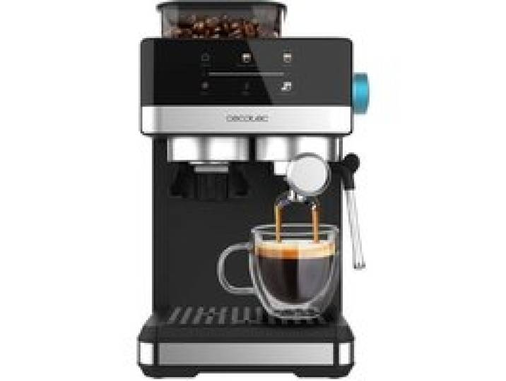 Machine à café Expresso broyeur - CECOTEC - Power Espresso 20 Grind - 1350 W - 150 g - 1 7 L - Noir / Inox