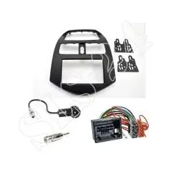 Chevrolet Spark ab baujahr 2010 Doppel-DIN Kfz-Radio Einbau-Komplettset Blend...