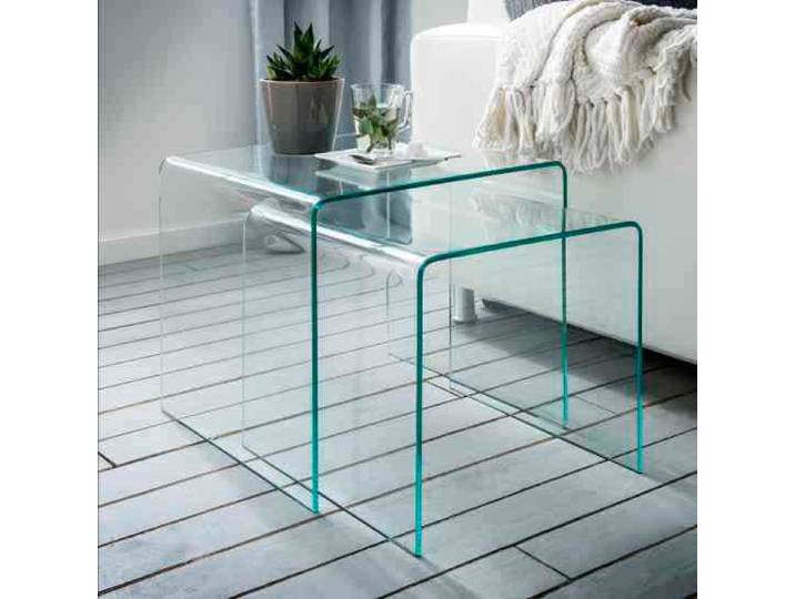 Couchtisch PAROLI, transparent (transparent, transparent, transparent), B:42cm H:42cm T:42cm, Tische, Couchtisch