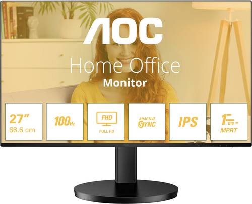 AOC 27B3HA2 LED-Monitor EEK E (A - G) 68.6cm (27 Zoll) 1920 x 1080 Pixel 16:9 1 ms IPS LED