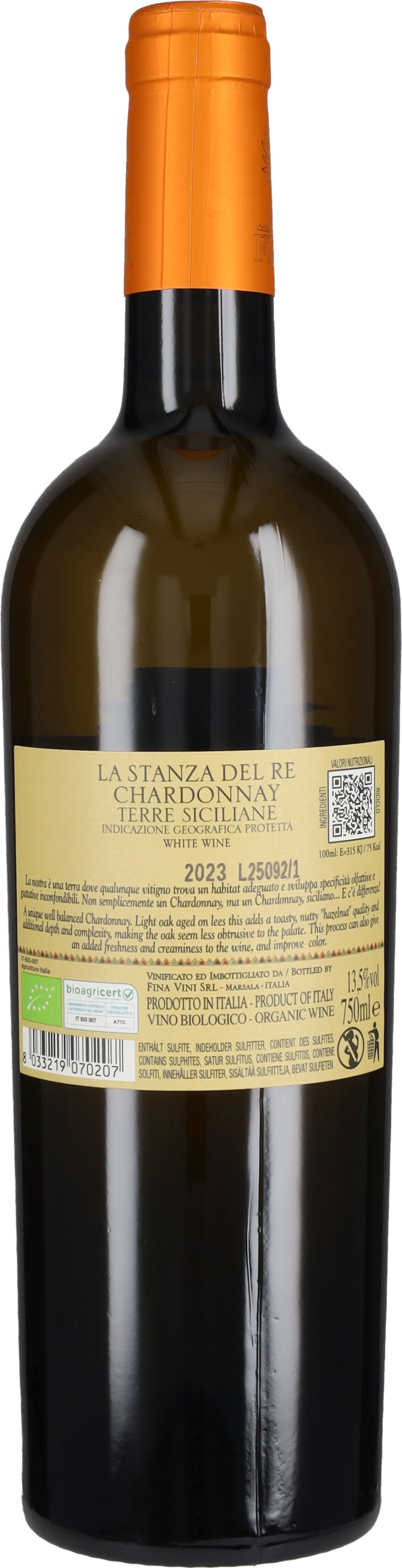 Chardonnay 'La Stanza del Re' Cantine Fina 2024