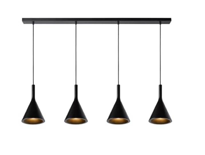 Lucide GIPSY - Pendelleuchten - 4xE27 - Schwarz