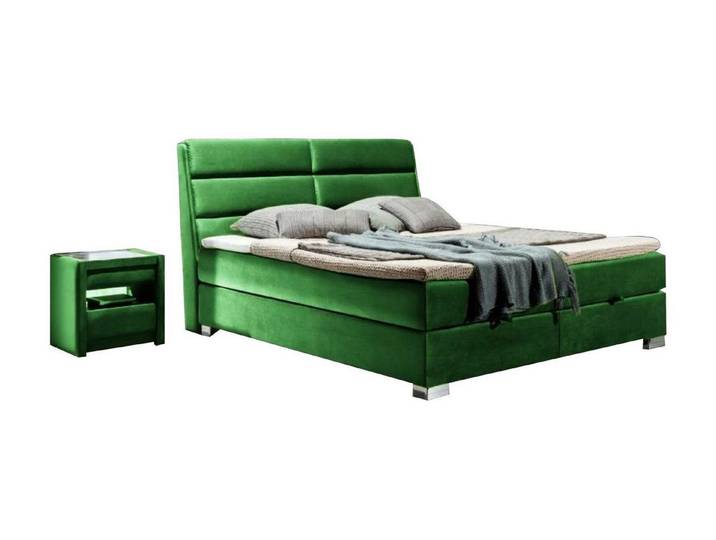 Xlmoebel Bett Luxus Boxspringbett aus Stoff für stilvolles Schlafzimmerdesign (Bett), Hergestellt in Europa