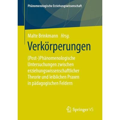 Verkörperungen, Taschenbuch von , Springer Fachmedien Wiesbaden GmbH, 978-3-658-27490-0