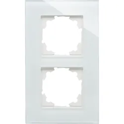Kopp 405408014 ATHENIS - 2-fach Glas-Abdeckrahmen, senkrechte und waagerechte Installation, Farbe: mint