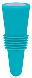 DynamicDeals FreshSeal Silicone Wine Bottle Stopper Leak Proof Champagne & Beverage Saver Cap blue