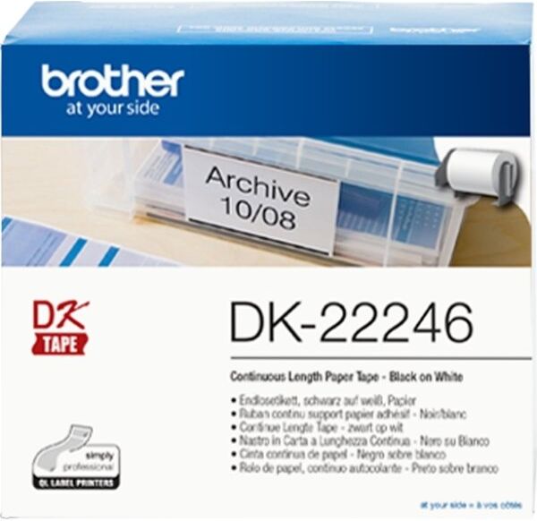 Brother Endeløs Tape I Papir 103,6mm X 30,48 M