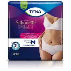 TENA Silhouette PLUS WHITE M 12 St