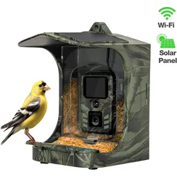 Evolveo StrongVision BirdFeeder - Smart Bird Feeder with Camera and Solar Panel, Vogelhaus