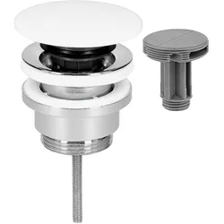Schaftventil Klicker/feststehend Abdeckplatte Corian, Ø 72 mm, Länge = 0-70 mm, Universal