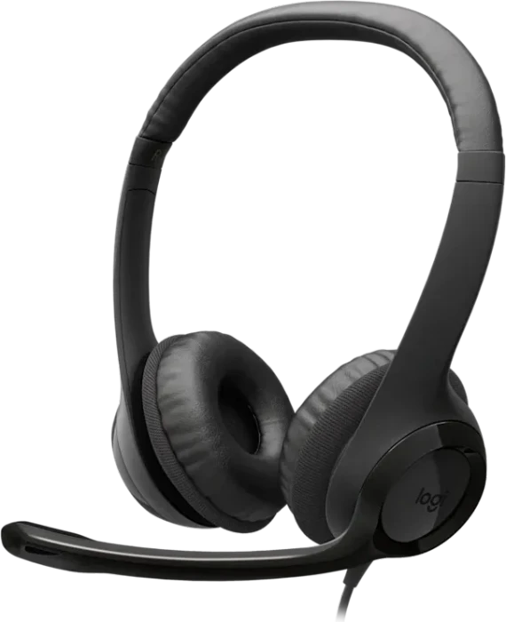 Logitech USB Headset H390 USB-C, Midnight black