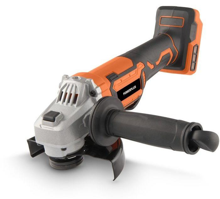 Powerplus POWDP35160 Dual Power borstelloze accuwinkelslijper, 20 V, 125 mm schijf