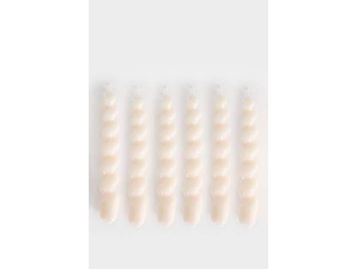 Lichtroze draaikaarsen 16cm