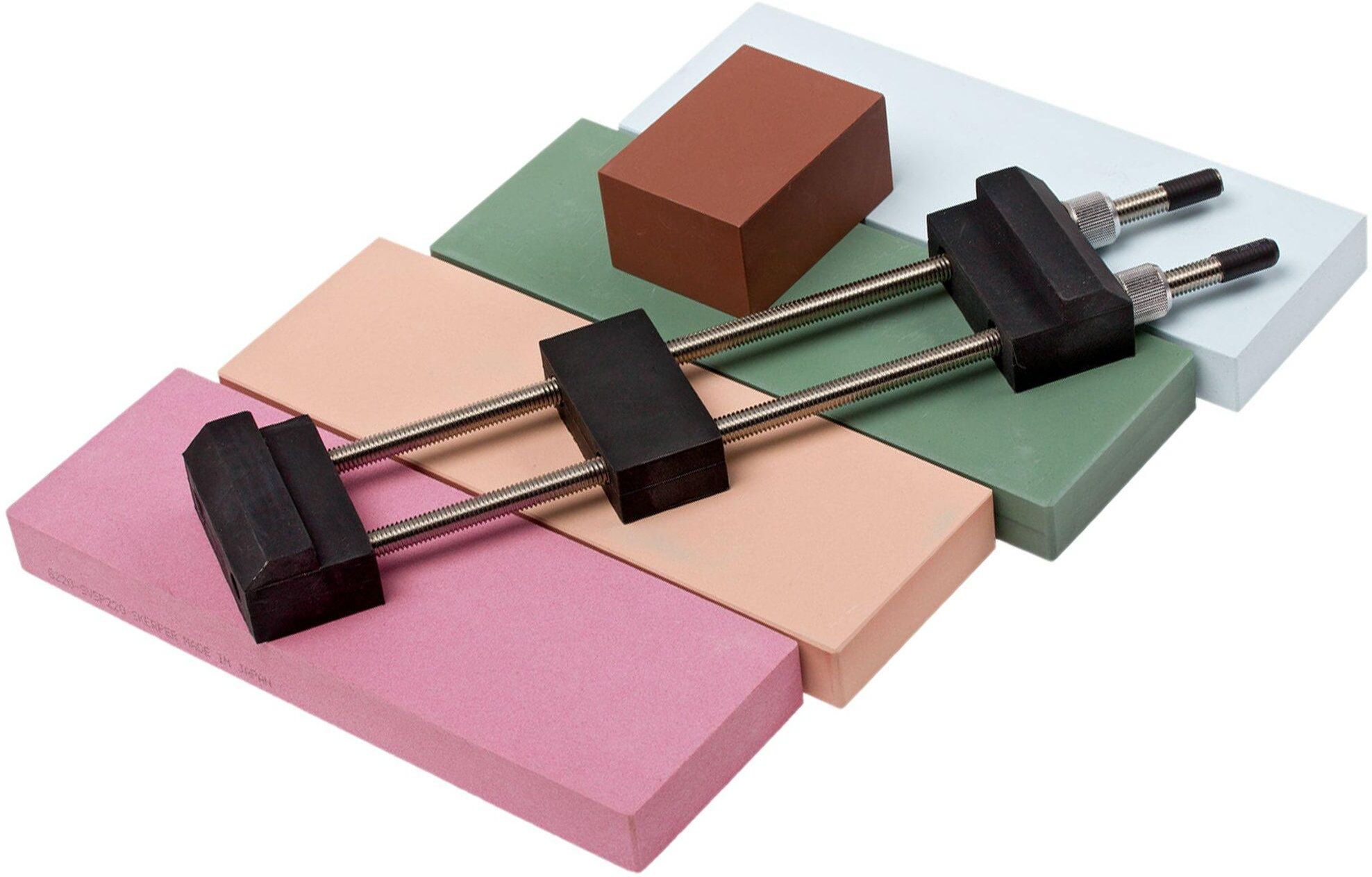 Skerper Professional Schleifpaket 220/1.000/2.000/5.000, Dressing Stone + Halter