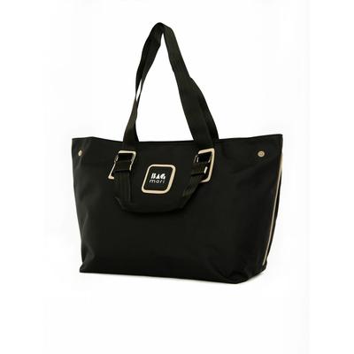 Handtasche BAGMORI "BAG mori Bag Bagmori Diaper Bag", Damen, Gr. onesize, schwarz, Obermaterial: 100% Polyester, Taschen Handtasche