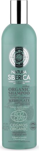 Natura Siberica Shampoo für fettiges Haar, Volumen und Frische, 400