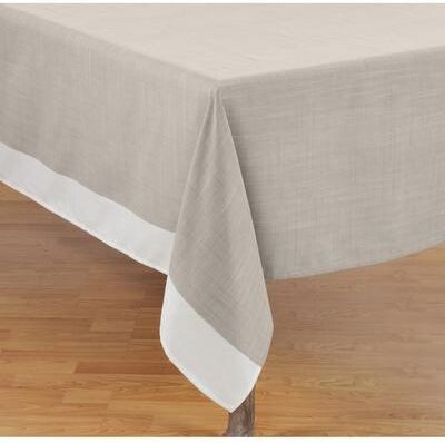 Saro Lifestyle Poly Tablecloth With Banded Border
