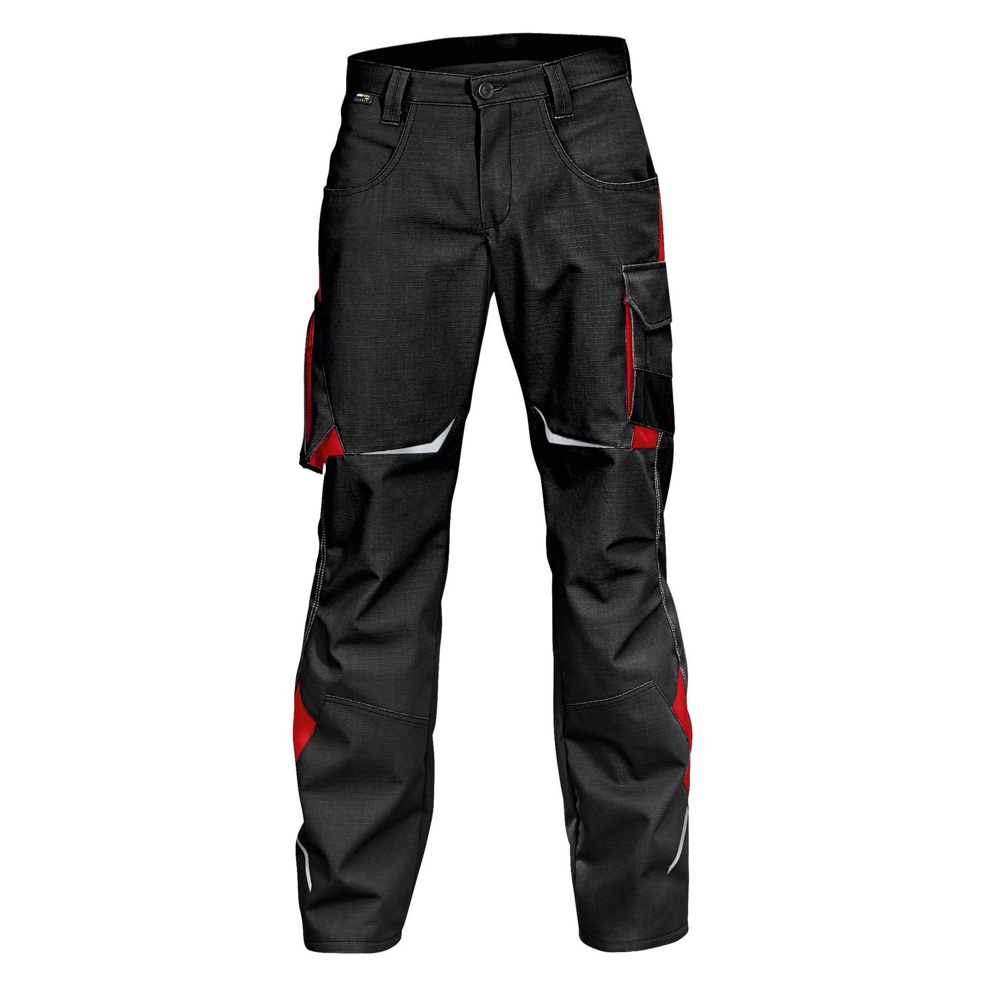 Kübler Pulsschlag Hose Schwarz/Mittelrot 40 (40) (210141)