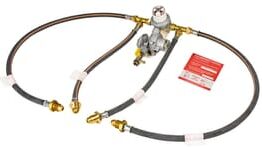 Hamilton Gas Products Ltd HGP 4 Pack Automatic Changeover Gas Regulator with OPSO - UK POL