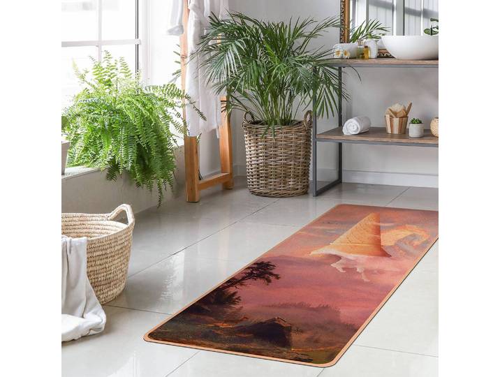 Läufer/Yogamatte Eisberg 183 x 61cm Pink
