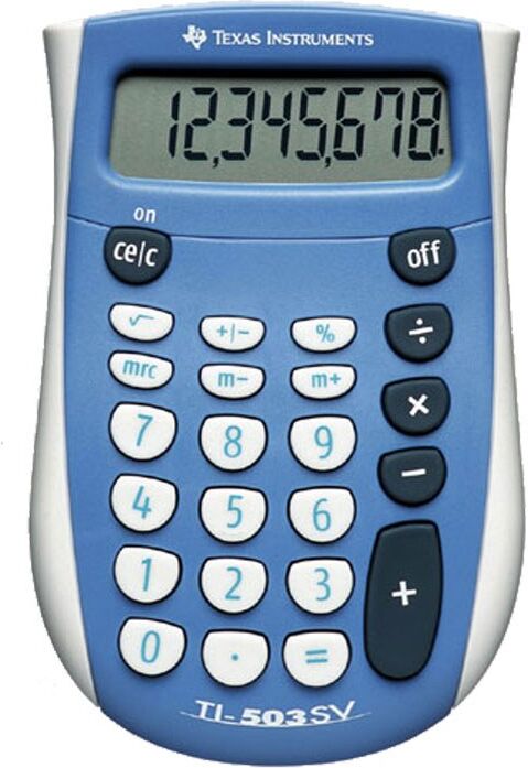 CALCULADORA BOLSO TEXAS TI  503 SV