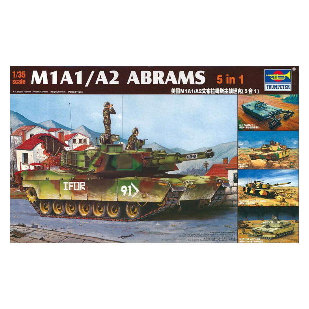 Trumpeter M1A1/A2 Abrams 5 in 1 (01535)