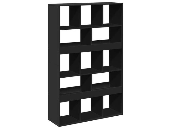 Bibliothèque SOLOMOON CHIC Cloison de séparation - pour salon - noir 100x33x156 5 cm bois d'ingénierie BB63