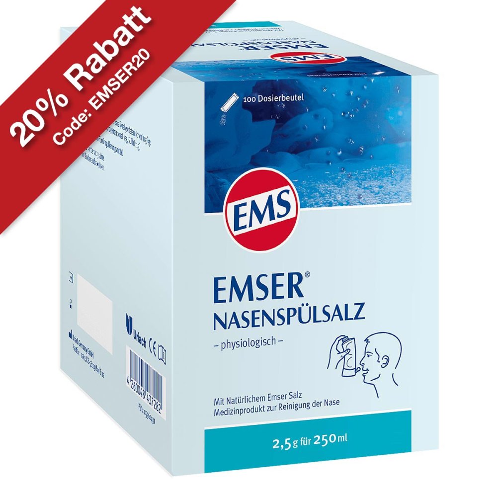 Uriach Germany GmbH Emser Nasenspülsalz physiologisch Beutel 05961431
